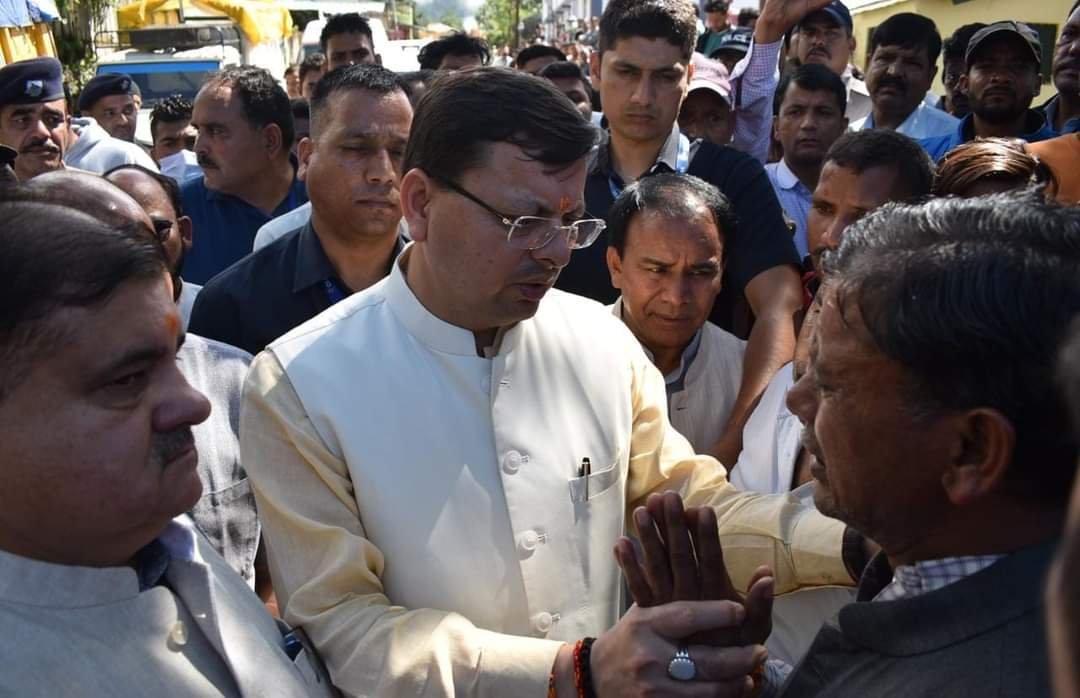 चमोली हादसा- धामी ने गोपेश्वर में जाना घायलों का हाल
