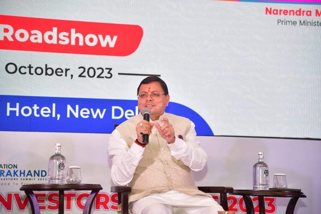 दिल्ली में धामी का रोड शो से 19000 करोड़ के निवेश प्रस्ताव मिलने का दावा