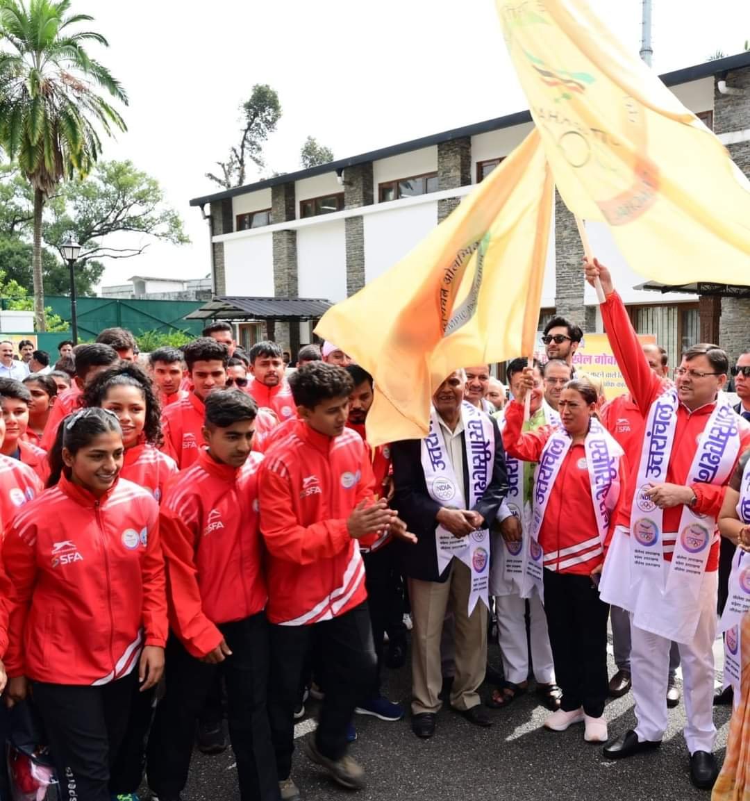 गोवा में दम दिखाएंगे उत्तराखंड के खिलाड़ी, धामी ने दी शुभकामनाएं