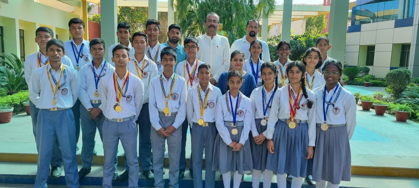 CBSE नॉर्थ जोन तीरंदाजी में D. S. B ऋषिकेश का सटीक निशाना