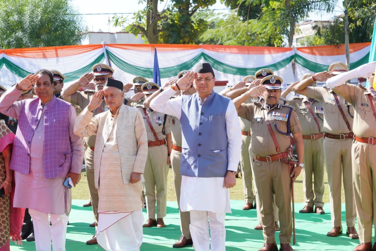 पुलिस स्मृति दिवस पर धामी की 4 बड़ी घोषणाएं