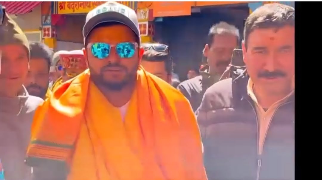 सुरेश रैना ने किए केदारनाथ बदरीनाथ के दर्शन