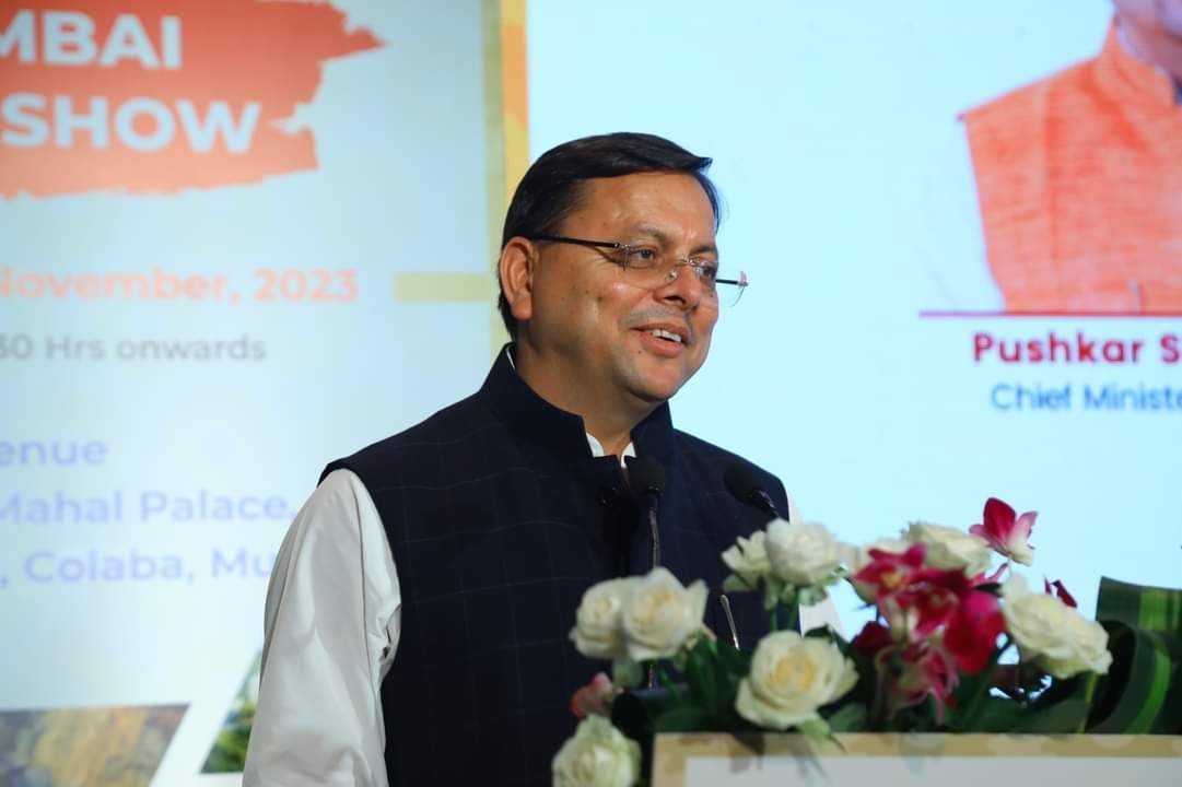 धामी ने मुंबई में बताया उत्तराखंड के लिए अपना विजन, अगले 5 साल का रोडमैप भी बताया