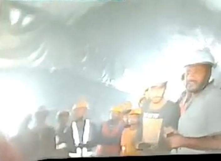 सुरंग में सभी श्रमिक सुरक्षित