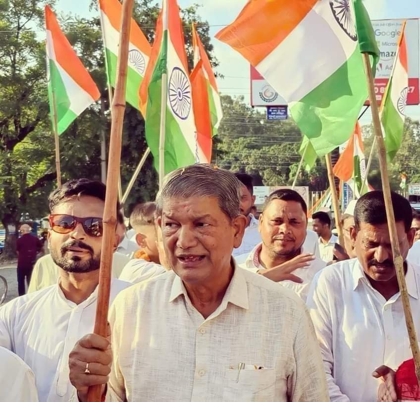 नये साल में हरदा की पदयात्रा