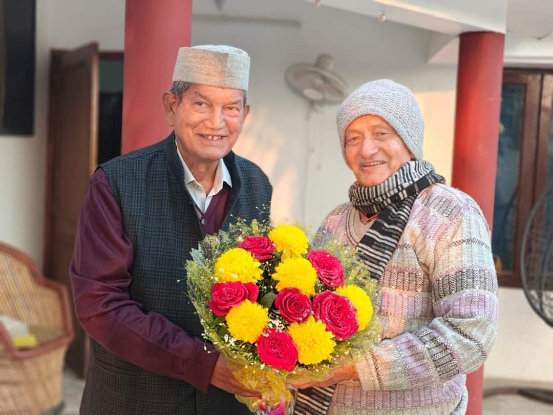 मिले हरदा और भगत दा सियासी चर्चा