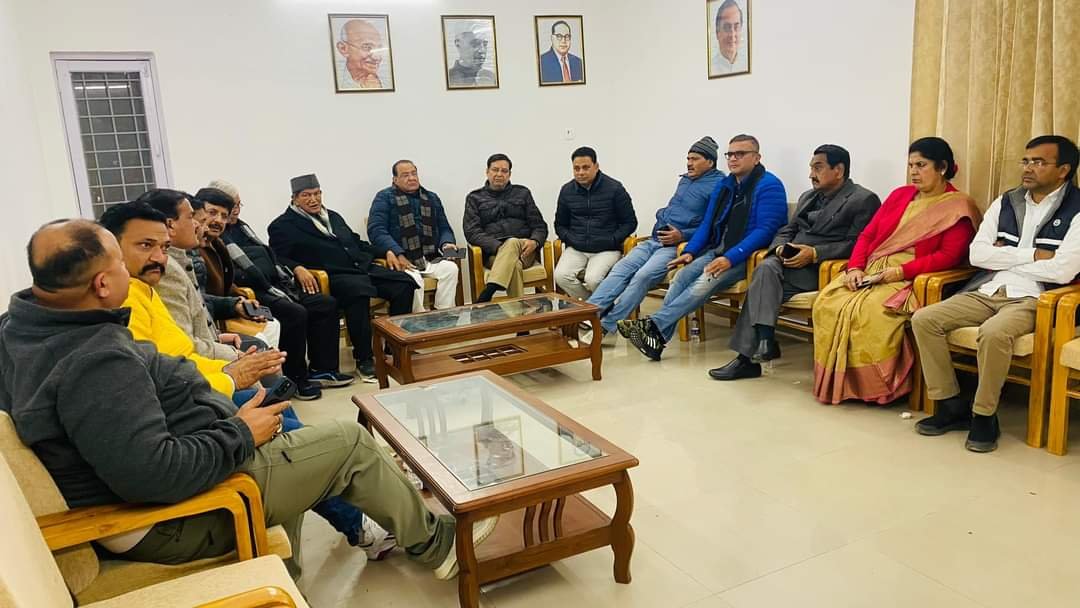 कांग्रेस विधायक दल की बैठक