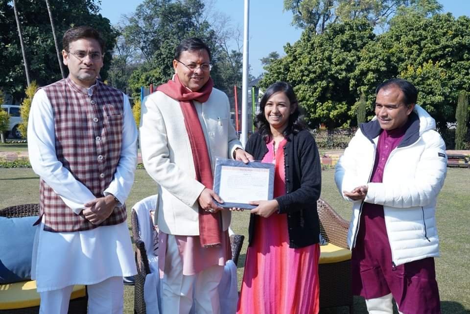 धामी ने आज किसे बांटे नियुक्ति पत्र