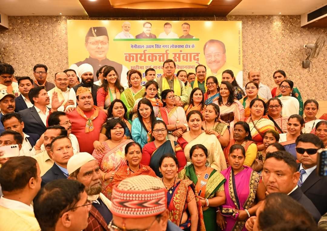 सीएम धामी ने किया खटीमा में प्रचार