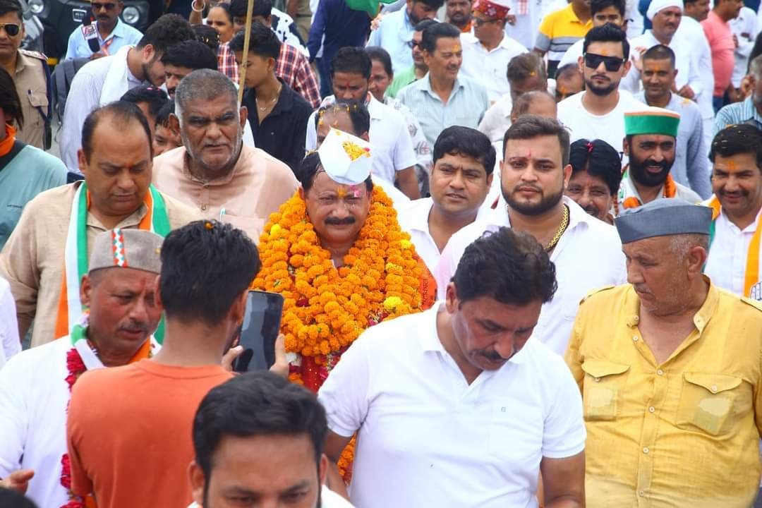 कांग्रेस की पदयात्रा का आज दूसरा दिन