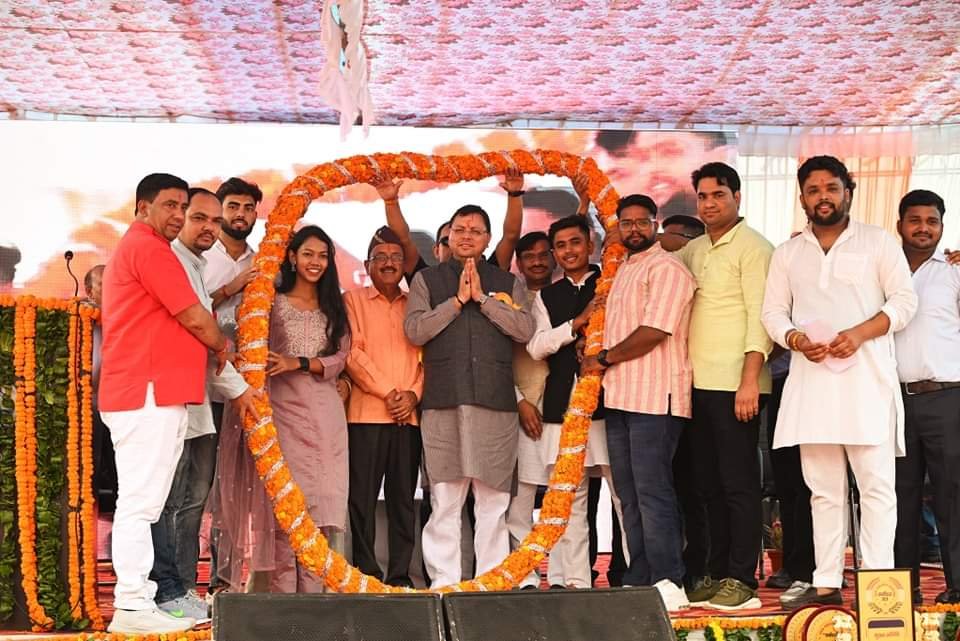 रामनगर में मुख्यमंत्री पुष्कर धामी