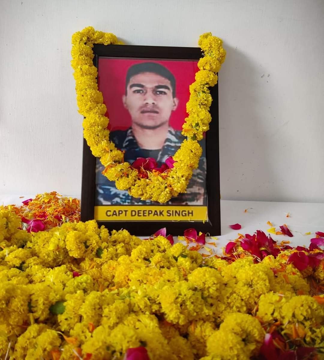 शहीद कैप्टन दीपक सिंह को नमन
