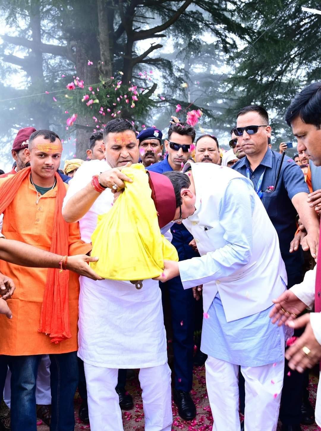 देवीधूरा की बग्वाल में सीएम धामी
