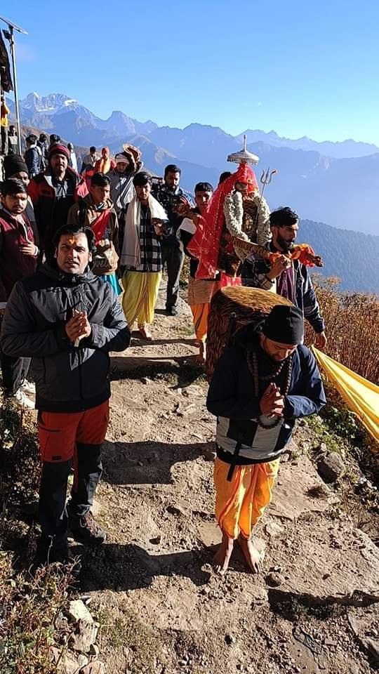 भगवान रुद्रनाथ मंदिर के कपाट शीतकाल के लिए बंद