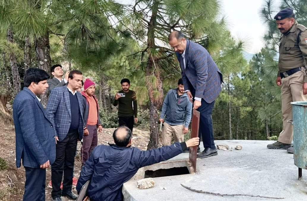 पेयजल सचिव शैलेश बगोली ने लिया योजनाओं का जायजा