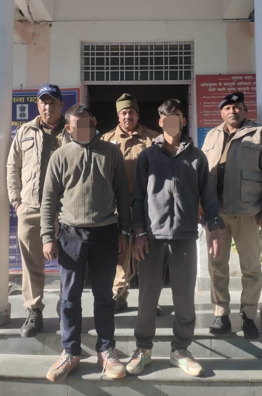 पिता की हत्या के दोनों आरोपी बेटे गिरफ्तार