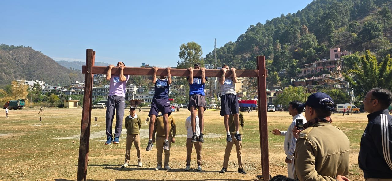 रुद्रप्रयाग में पुलिस भर्ती को लेकर युवाओं में उत्साह