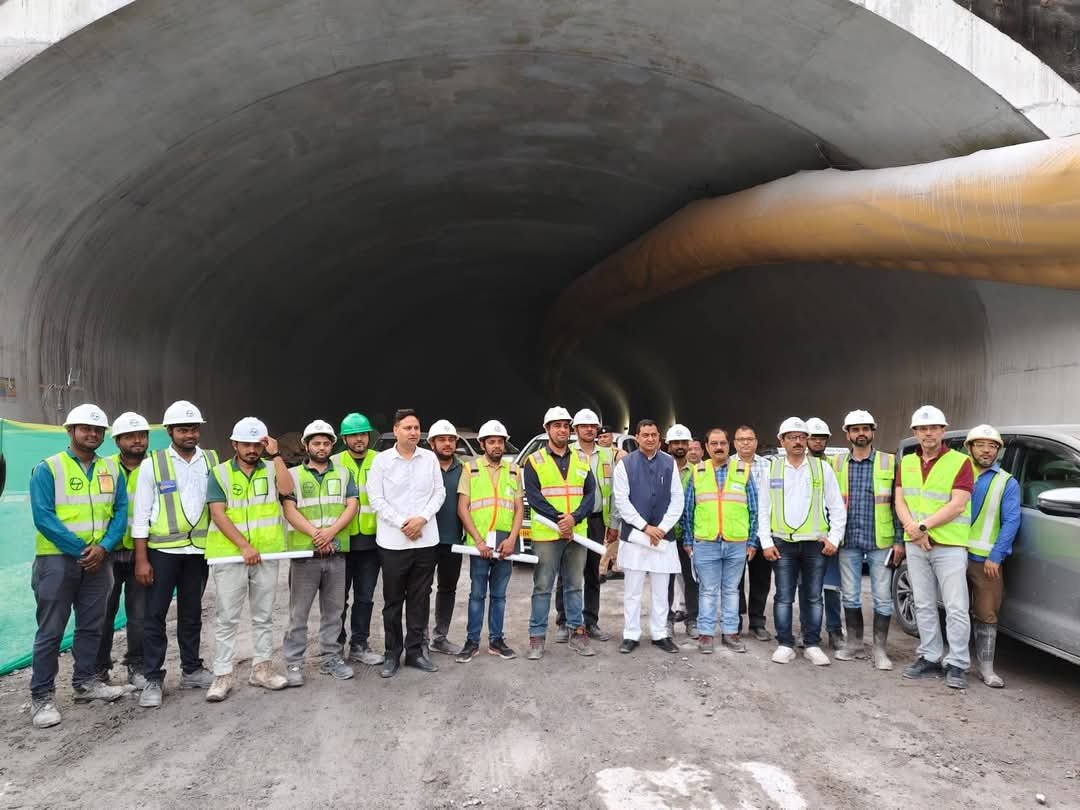 बलूनी ने किया कर्ण प्रयाग टनल का निरीक्षण