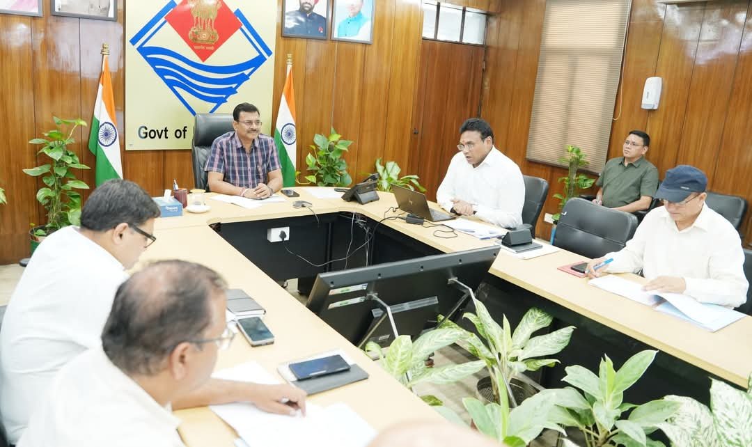 मुख्य सचिव ने ली सिंचाई विभाग की समीक्षा बैठक