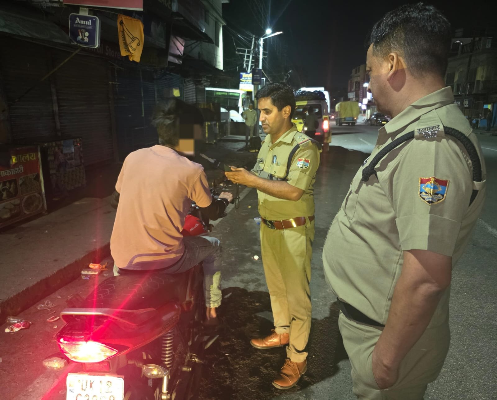 पौड़ी पुलिस का सड़क पर एक्शन