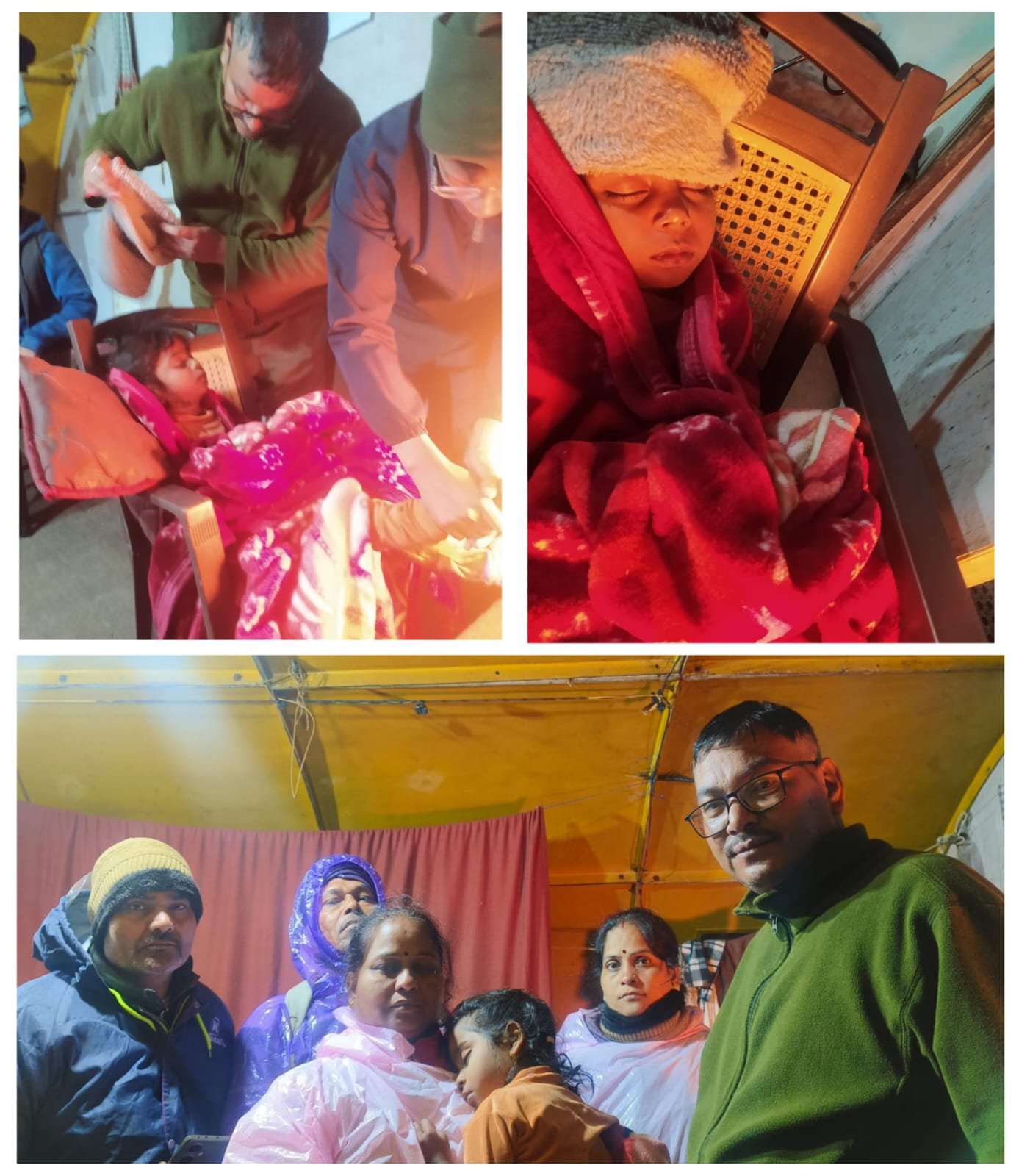 केदारनाथ धाम में पुलिस ने परिजनों से मिलाई बिछड़ी बच्ची