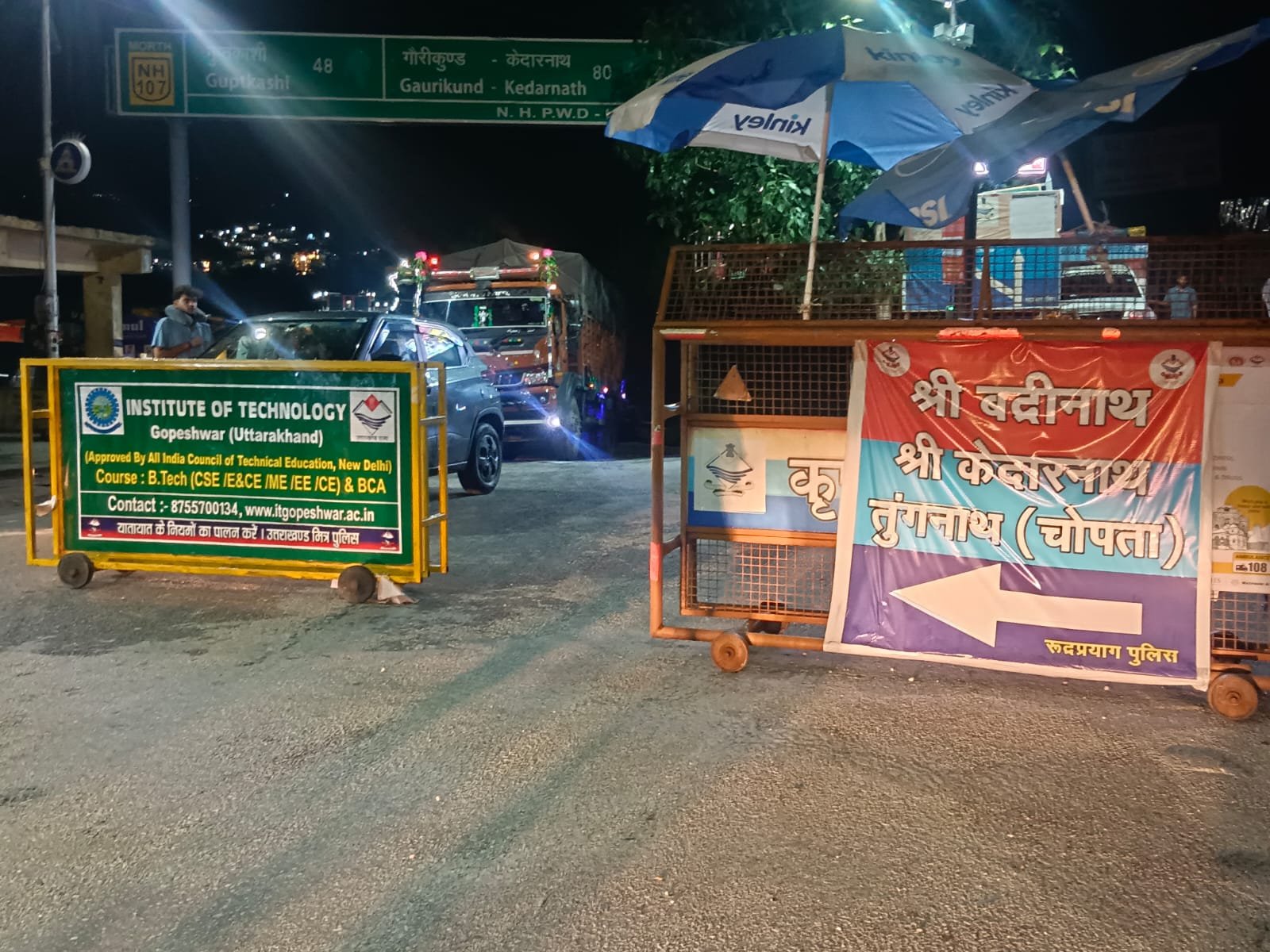 बारिश और भूस्खलन की वजह से रुद्रप्रयाग पुलिस अलर्ट