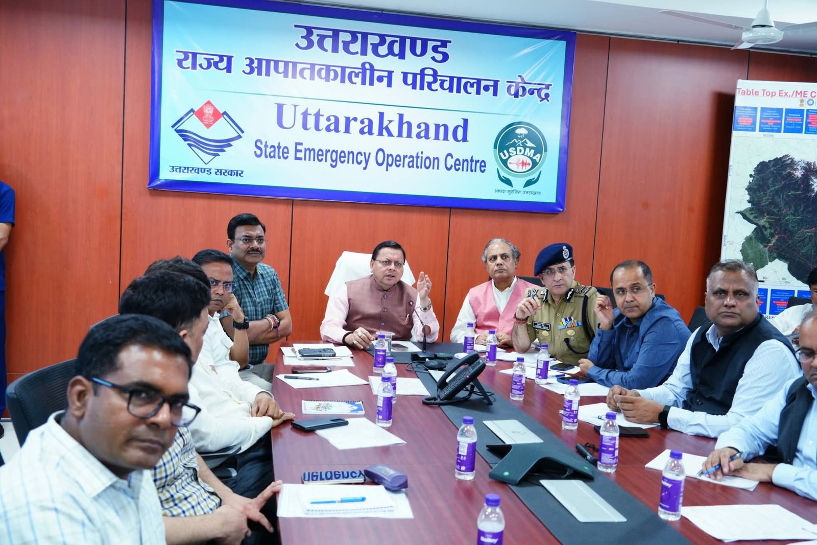 सीएम धामी ने ली आपदा राहत की समीक्षा बैठक