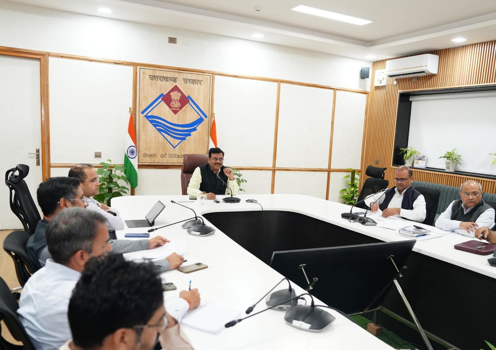 आपदा मद को लेकर मुख्य सचिव की बैठक