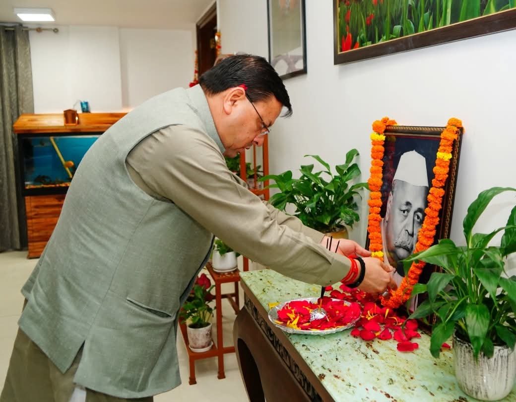 जयंती पर पंडित गोविंद बल्लभ पंत को सीएम धामी ने किया नमन