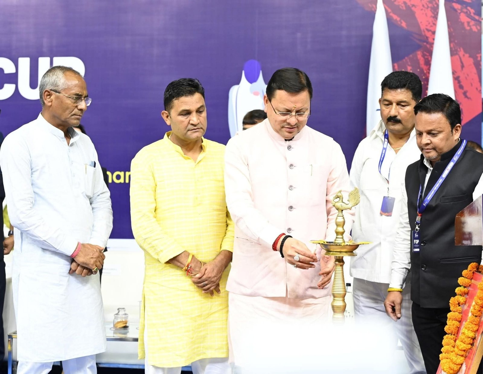 सीएम धामी ने हल्द्वानी में किया एशिया कप फेसिंग का उद्घाटन