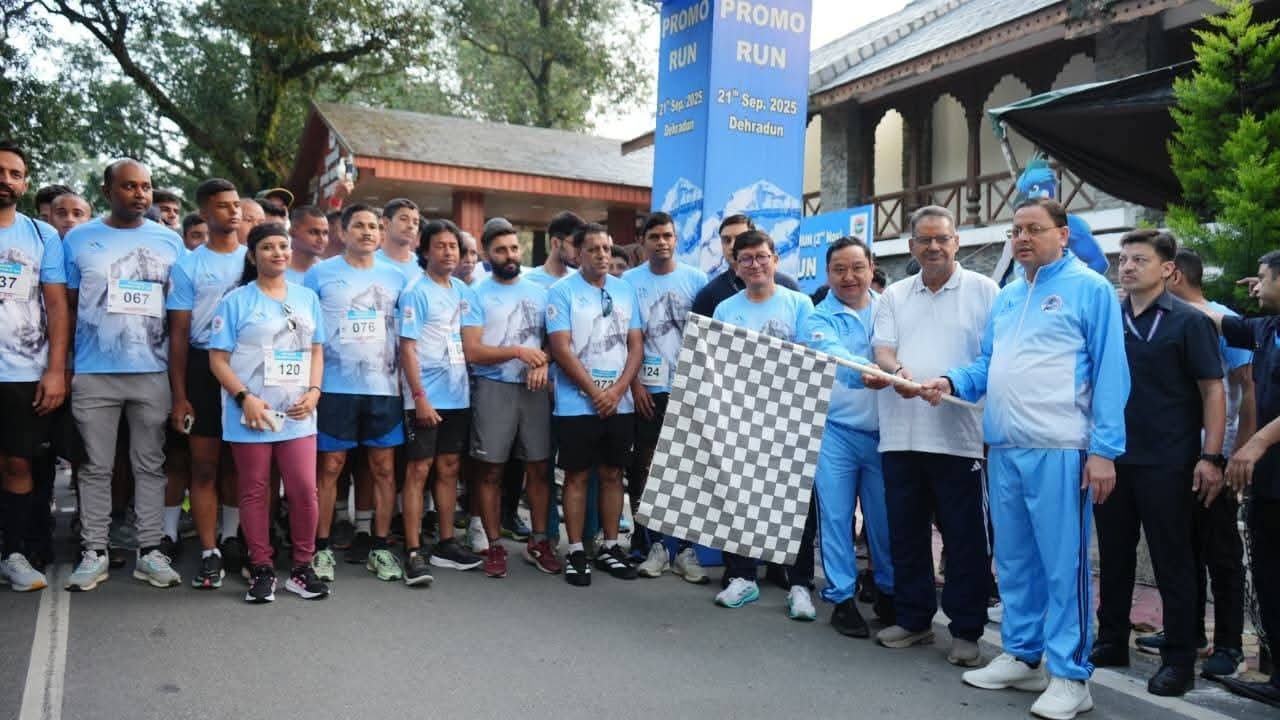 सीएम धामी ने आदि कैलाश प्ररिक्रमा रन को किया फ्लैग ऑफ
