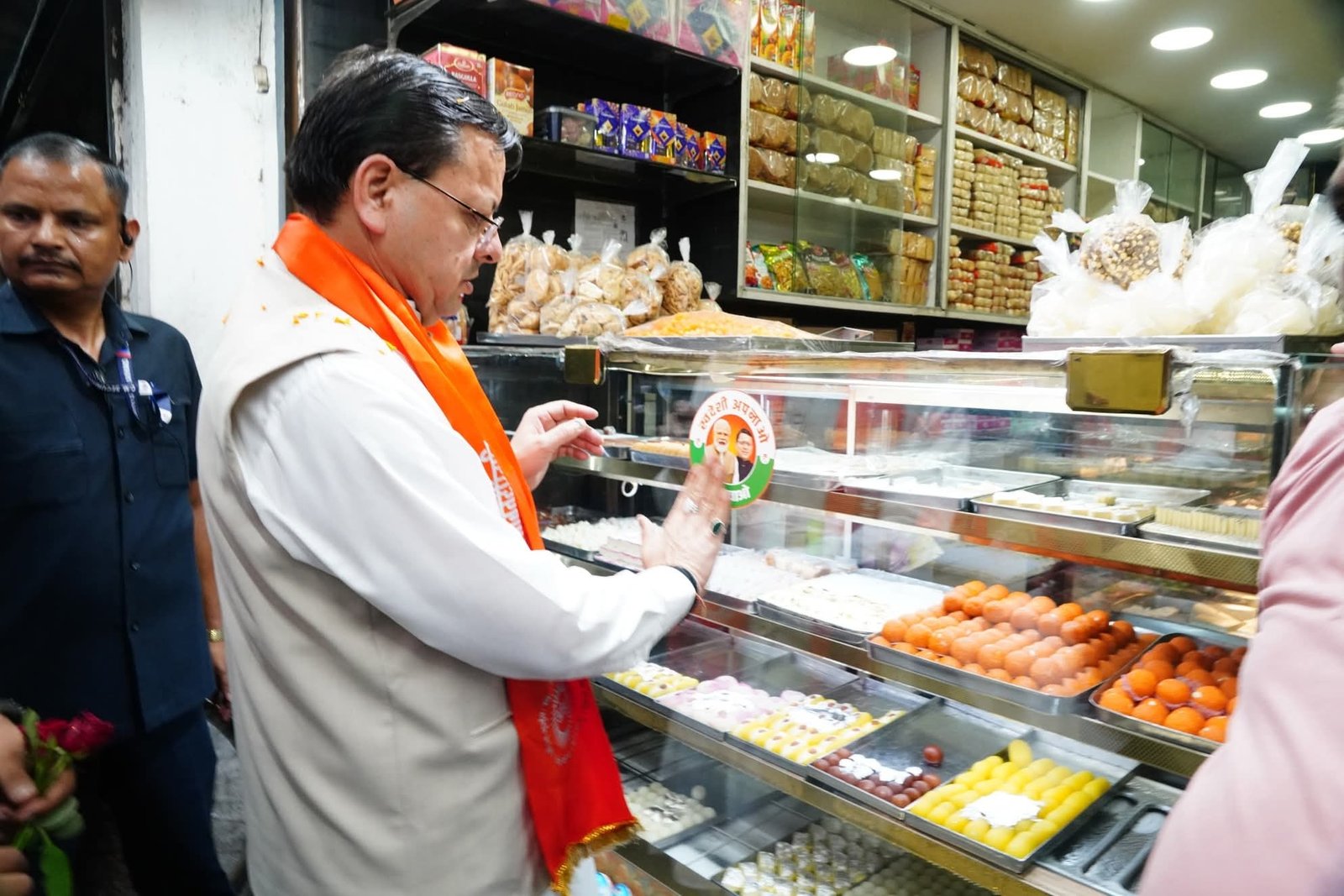 जीएसटी बचत उत्सव में शामिल हुए सीएम धामी