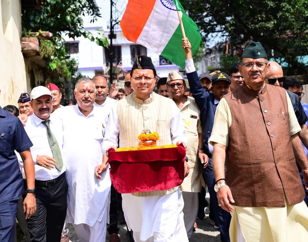 सीएम धामी ने शहीद सम्मान यात्रा 2.0 की शुरुआत की