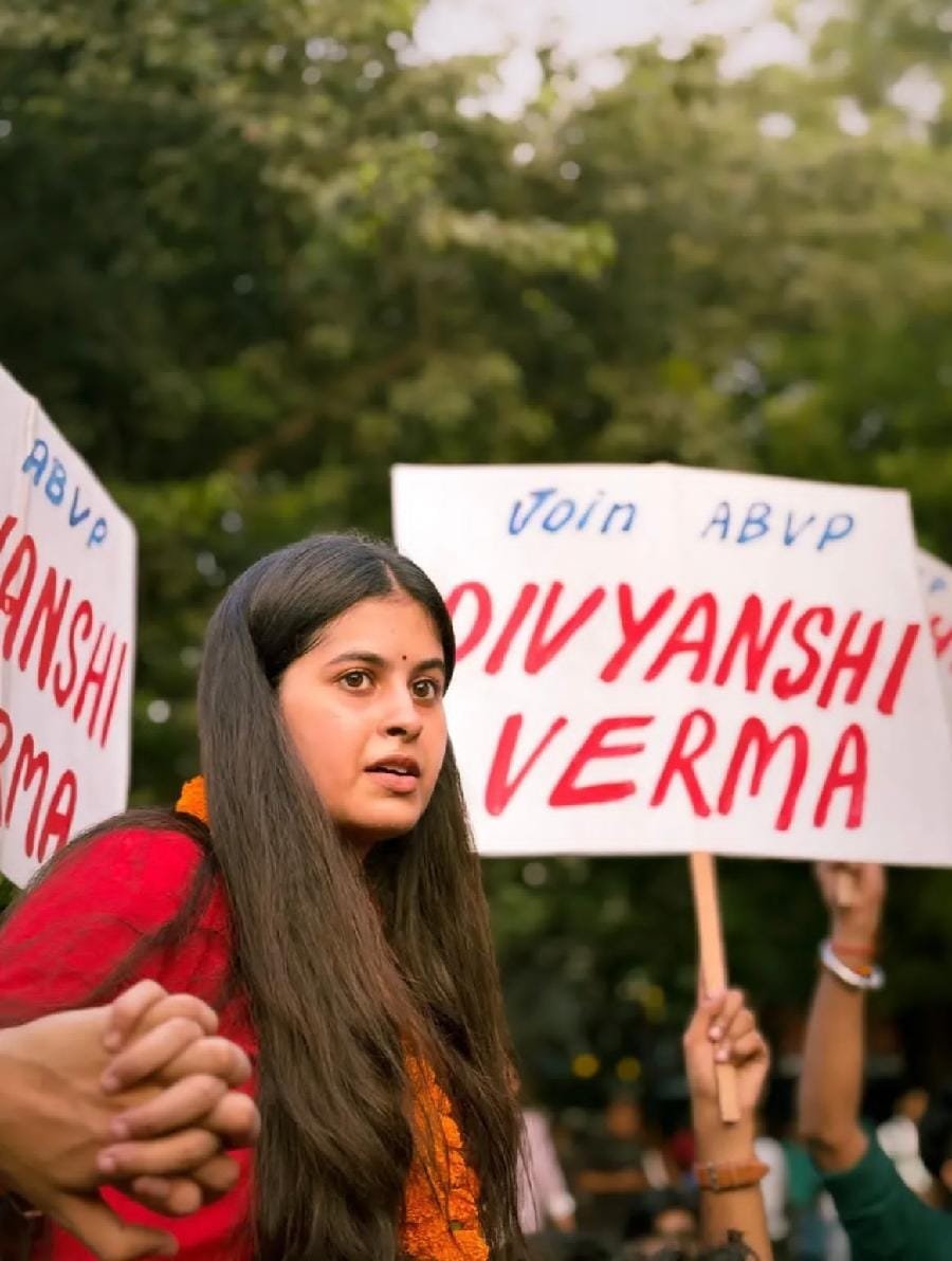 वरिष्ठ पत्रकार अवनीश प्रेमी की पुत्री दिव्यांशी वर्मा ने दिल्ली यूनिवर्सिटी छात्र संघ चुनाव में उपाध्यक्ष पद पर जीत हासिल की