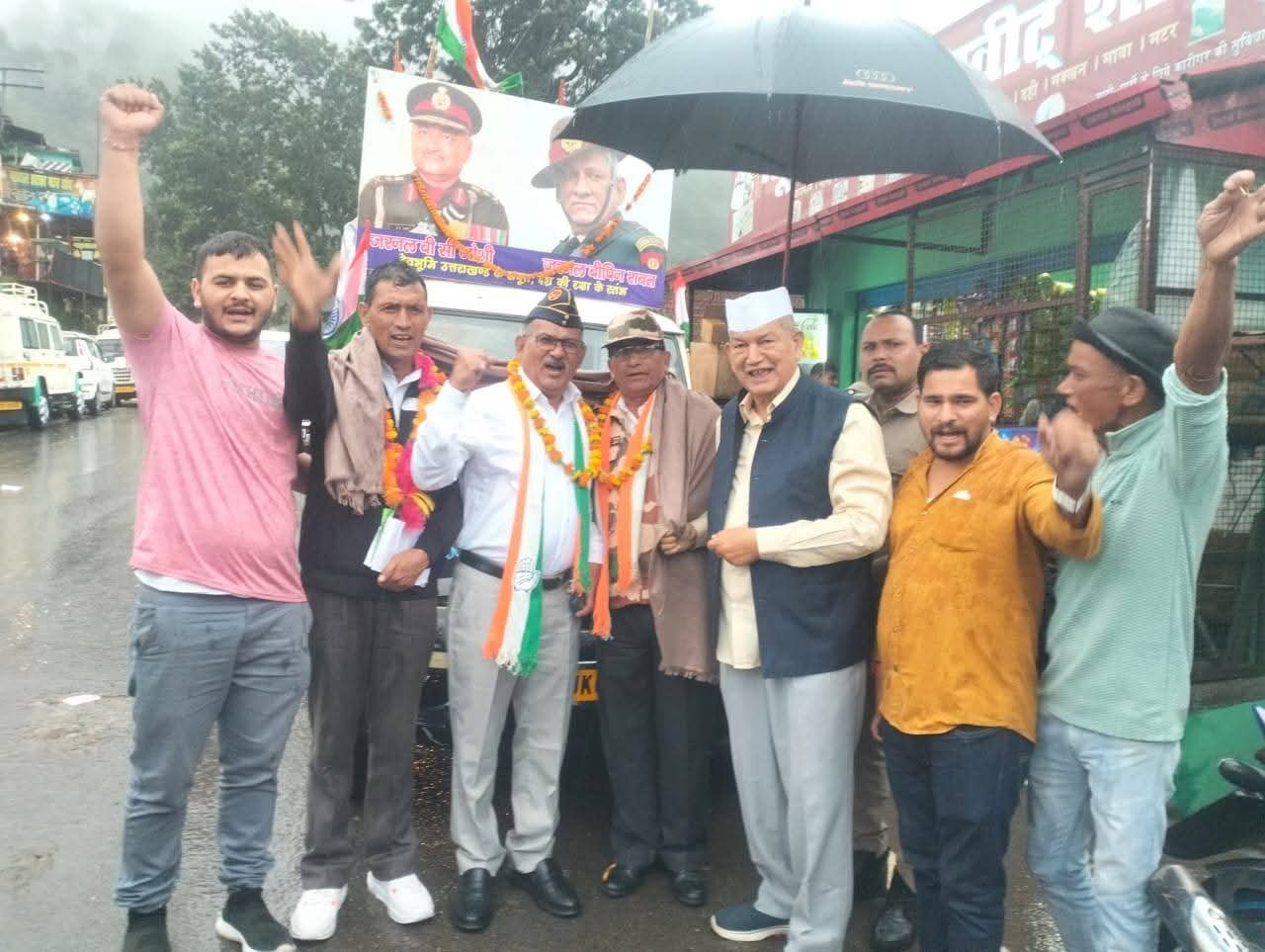 अग्निवीर योजना के खिलाफ कांग्रेस का आंदोलन, हरीश रावत भी रहे मौजूद