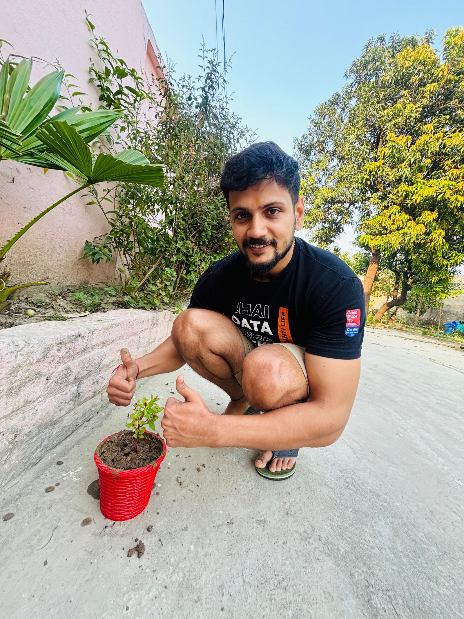 पौधरोपण आंदोलन के 457 दिन पूरे