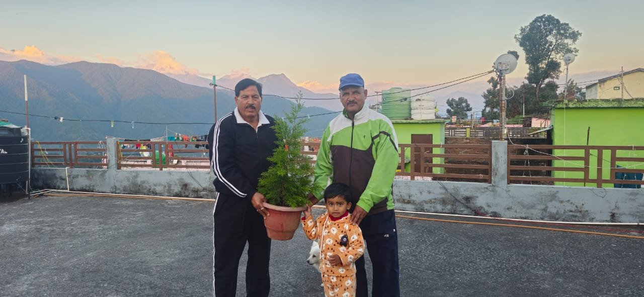 दीपावली पर भी किया गया पौधरोपण, दिनेश गुरुरानी की शानदार पहल