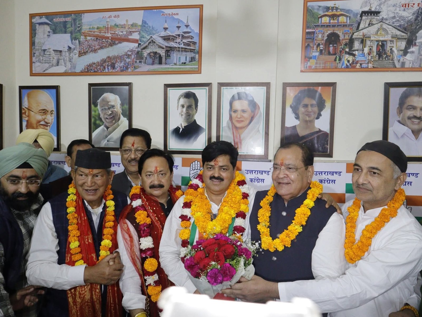 गोदियाल ने संभाला कांग्रेस अध्यक्ष का पद, बीजेपी पर हमलावर नज़र आए नेता