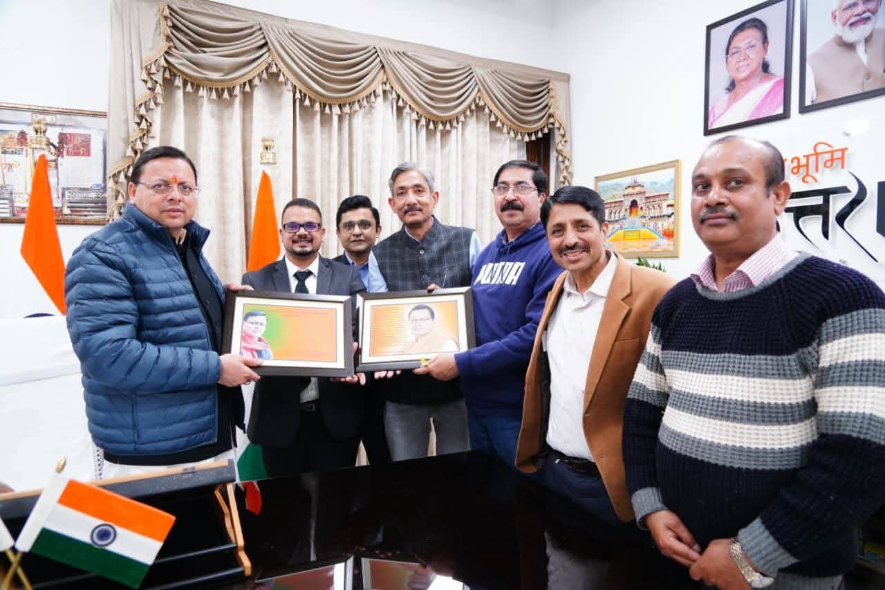 सिडकुल पंतनगर के उद्योगपतियों की सीएम धामी से मुलाकात