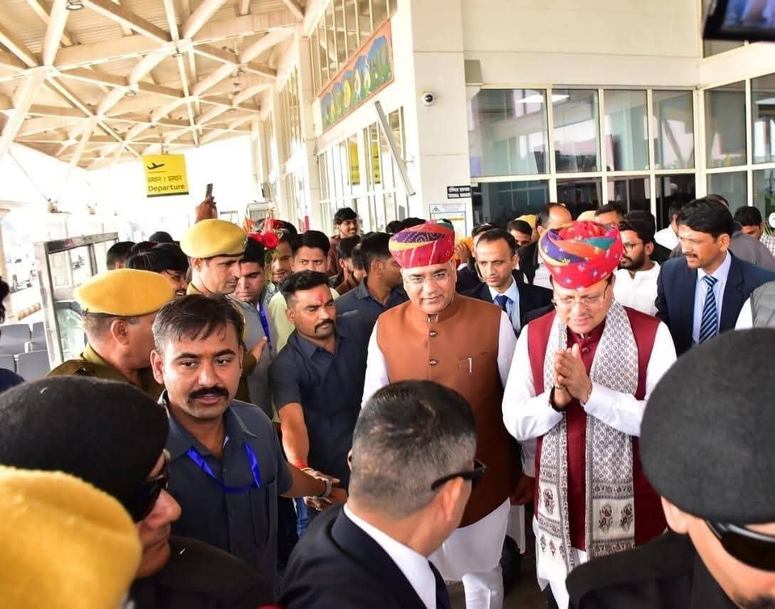 राजस्थान में सीएम धामी ने आज क्या खास किया?