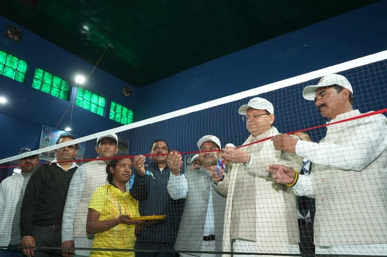 सीएम धामी ने अल्मोड़ा में किया सांसद खेल महोत्सव का उद्घाटन