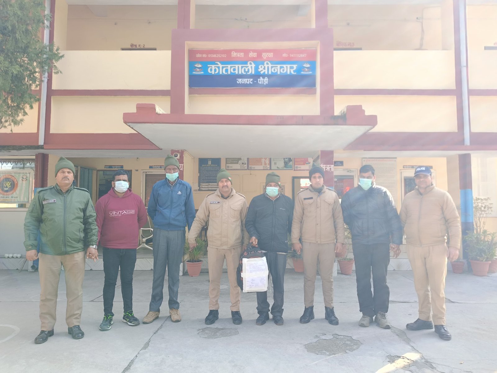 पौड़ी पुलिस का एक्शन, श्रीनगर में गुलदार की खाल के साथ 4 तस्कर गिरफ्तार