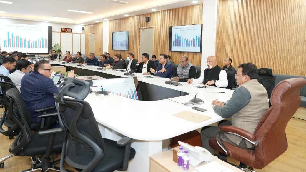 नाबार्ड से जुड़े मामलों को लेकर मुख्य सचिव ने की बैठक