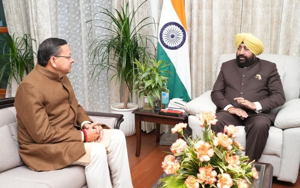 सीएम धामी ने राज्यपाल से की मुलाकात