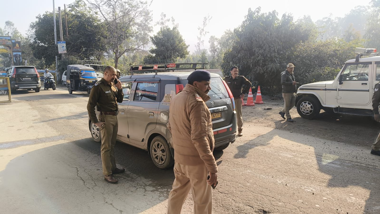 कोटद्वार में शांति बनाए रखने के लिए पुलिस का चेकिंग अभियान तेज