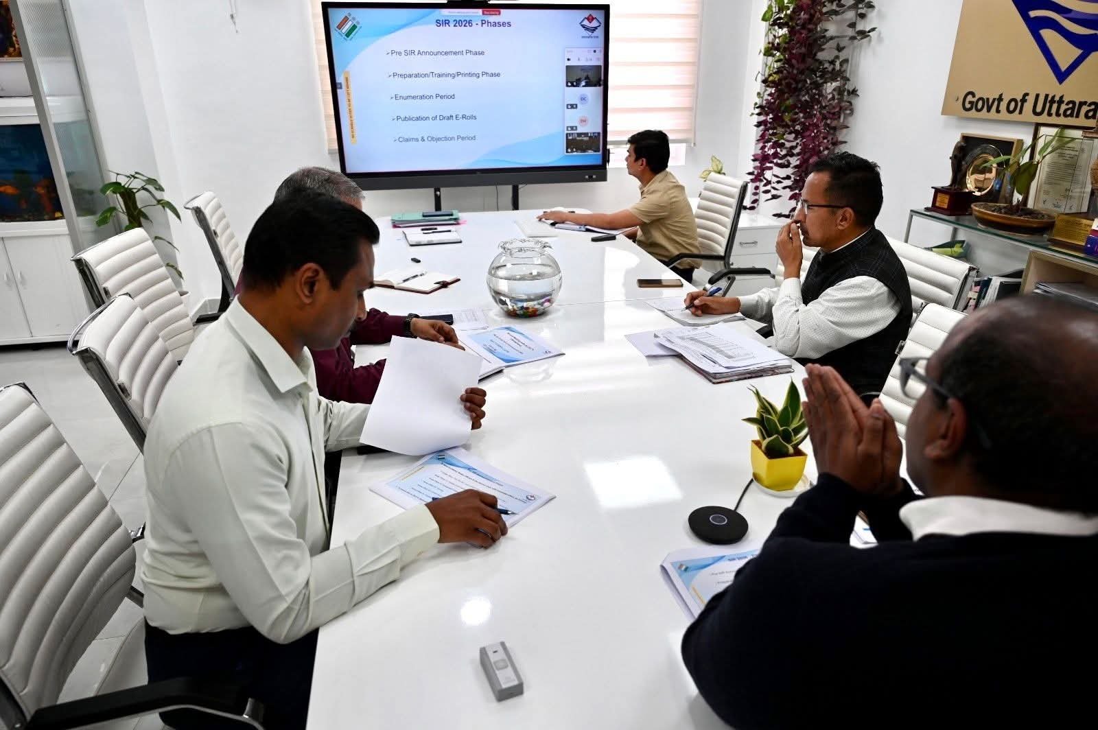 एसआईआर को लेकर उत्तराखंड में तैयारी तेज