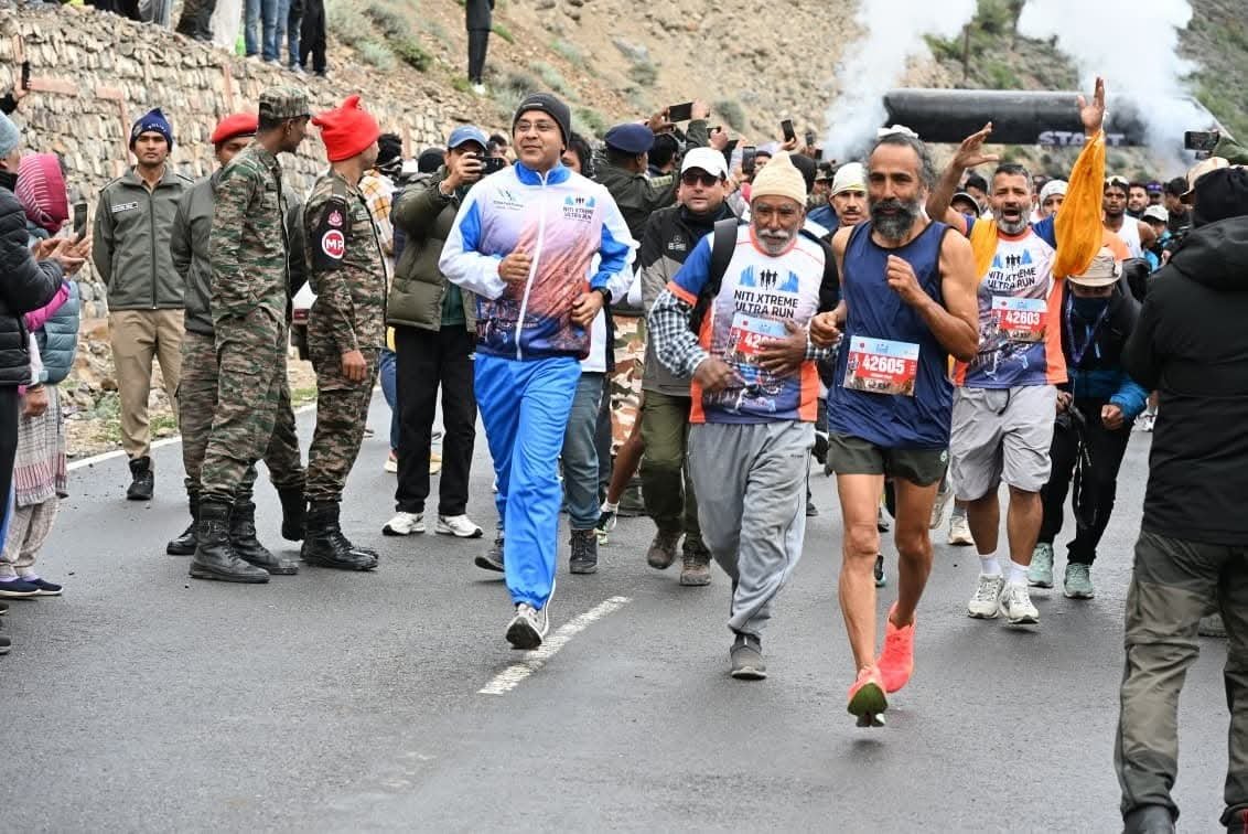 चमोली में नीति एक्स्ट्रीम अल्ट्रा रन का शुभारंभ