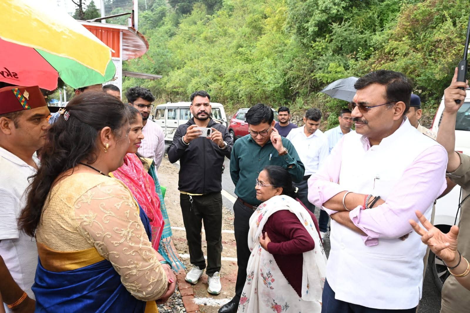 मुख्य सचिव का टिहरी दौरा