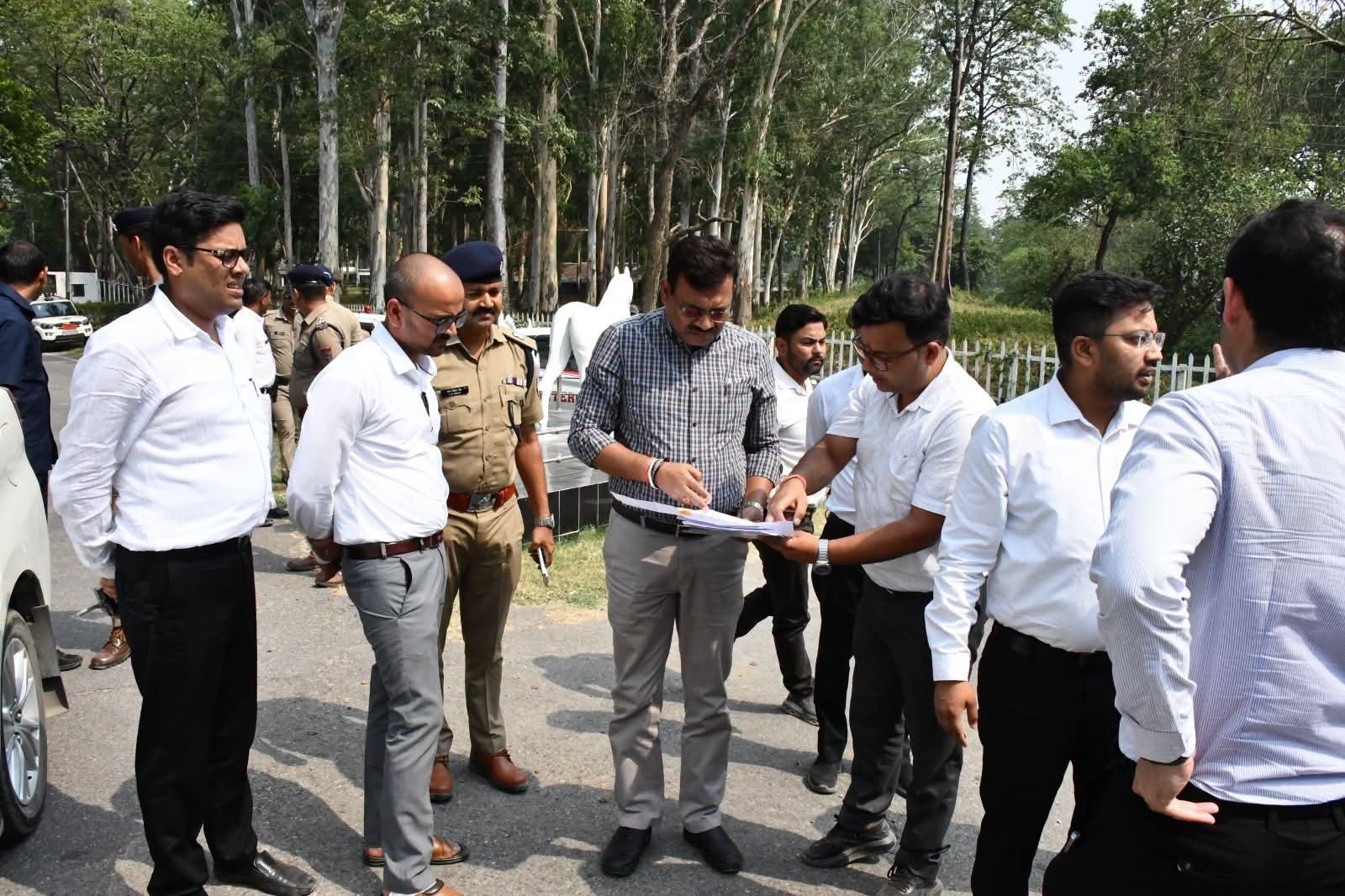 मुख्य सचिव ने काशीपुर में निर्माण कार्यों का लिया जायजा