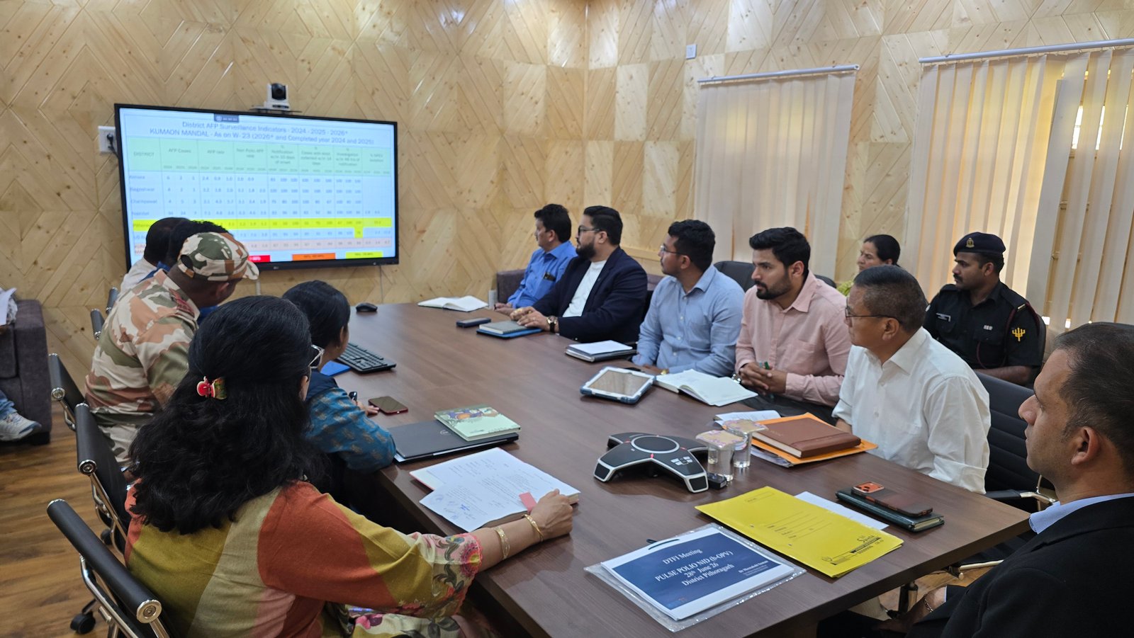 पल्स पोलियो अभियान को लेकर तैयारी तेज, डीएम पिथौरागढ़ ने की टास्क फोर्स की समीक्षा बैठक